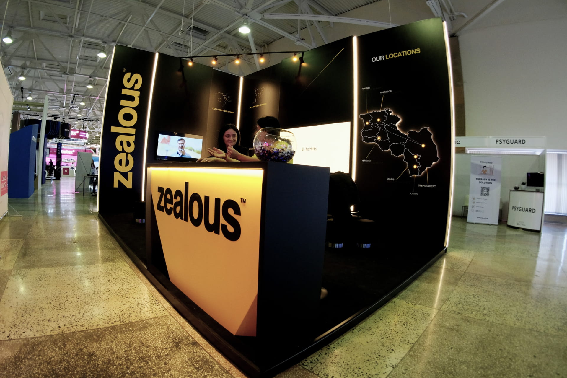 Exhibition stand design and build - Zealous at DigiTec
