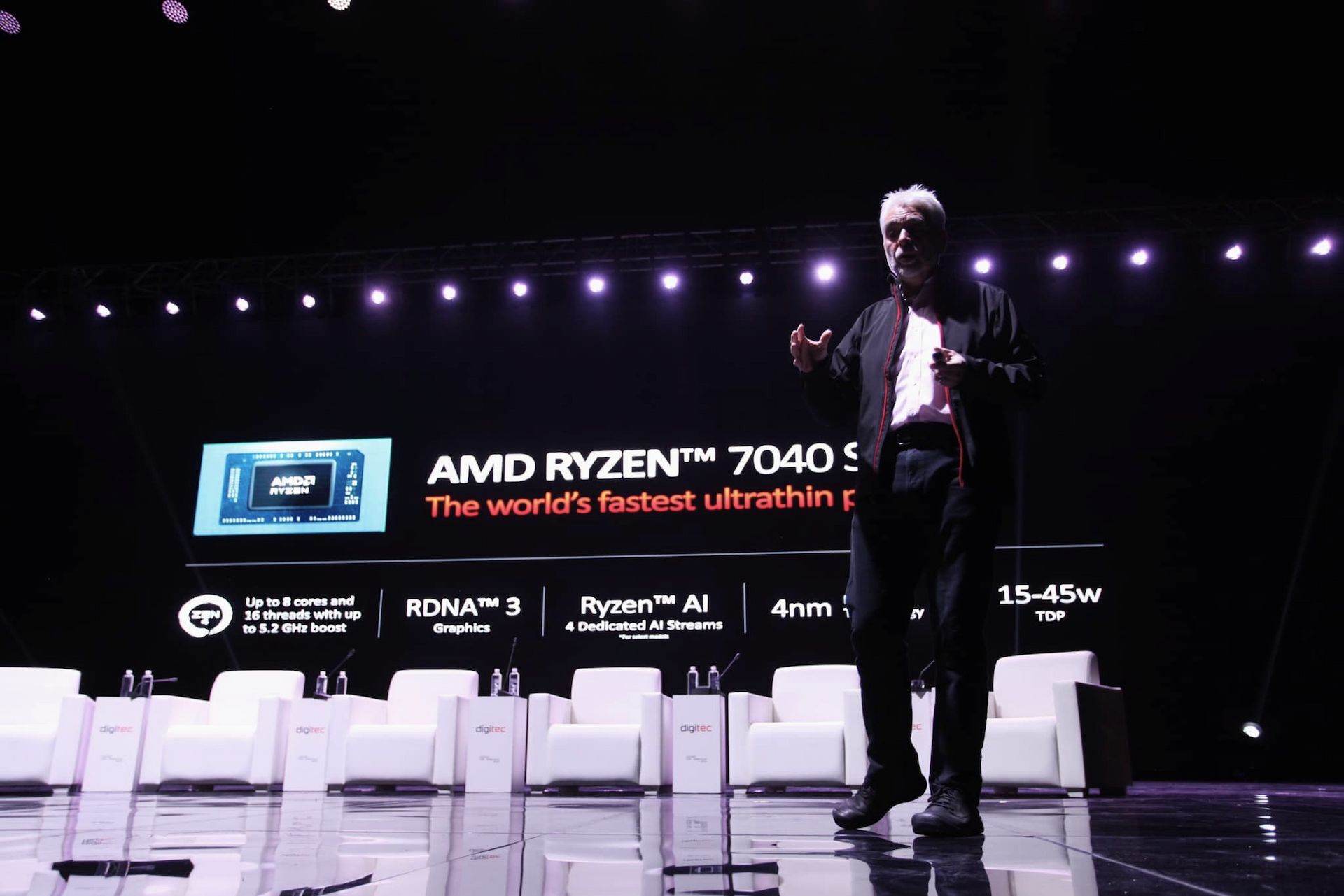 Conference stage management and AV production - DigiTec
